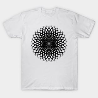 Spiral flower T-Shirt